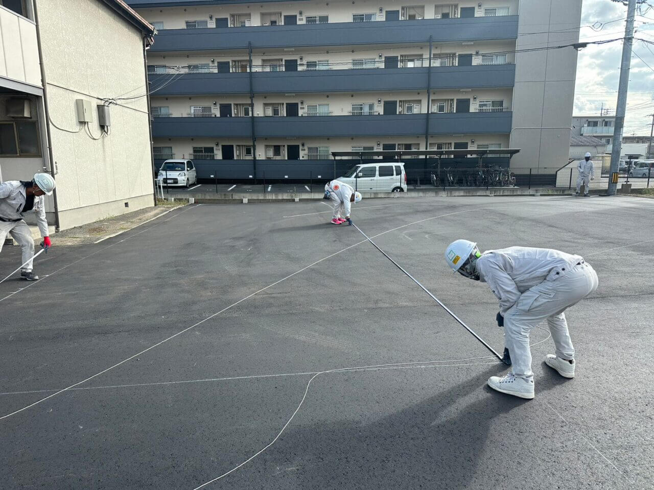 岡山県岡山市北区アスファルト舗装工事